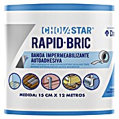 Chova Cinta impermeabilizante Rapid bric (12 m x 15 cm, Aluminio)