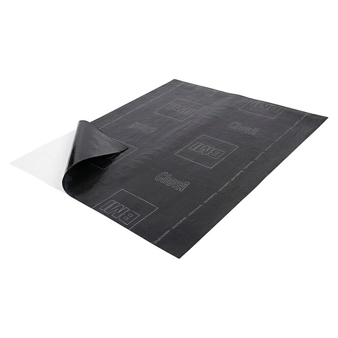 Chova Placa absorbente acústica viscoelástica autoadhesiva (1,2 m x 1 m x 4 mm)