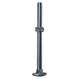 Profi Depot Schlossschraube mit Mutter (Länge: 80 mm, M 6, Stahl, 100 Stk.)