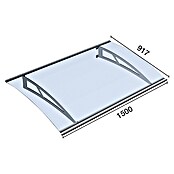 Solid Elements Licht gebogen deurluifel Accent Plus (1.500 x 917 mm)
