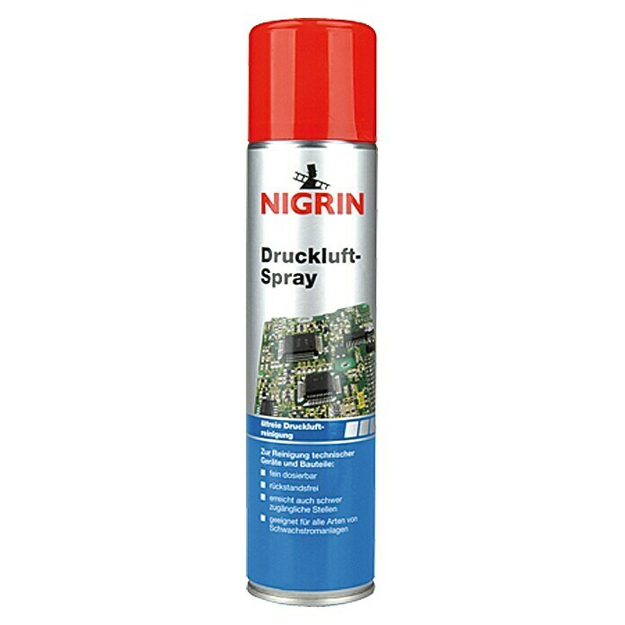 Nigrin Druckluftspray Front View