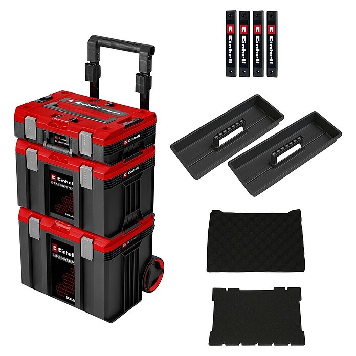 Einhell Zaboj za orodje E-Case SEALED v setu s kolesci  (Do x Š x V: 440 x 400 x 700 mm) | 1916 - Kunststoffboxeb_Systeme | BADK - Werkzeug-Behältnisse | BAD - Handwerkzeuge | BA - Handwerkzeuge | B - Werkz/Masch/Maschzubeh/Auto | BAUHAUS