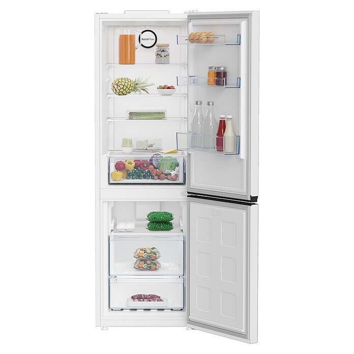 Beko Nevera combi B1RCNE364W (Contenido útil total: 316 l, 66,3 cm x 59,5 mm x 186,5 cm, Blanco) | BAUHAUS