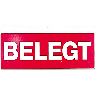 Schild Liegeplatz (2,4 x 1,1 cm, Motiv: Belegt)