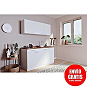 Respekta Cocina compacta Luis (Ancho: 150 cm, Blanco, Sin electrodomésticos) | BAUHAUS