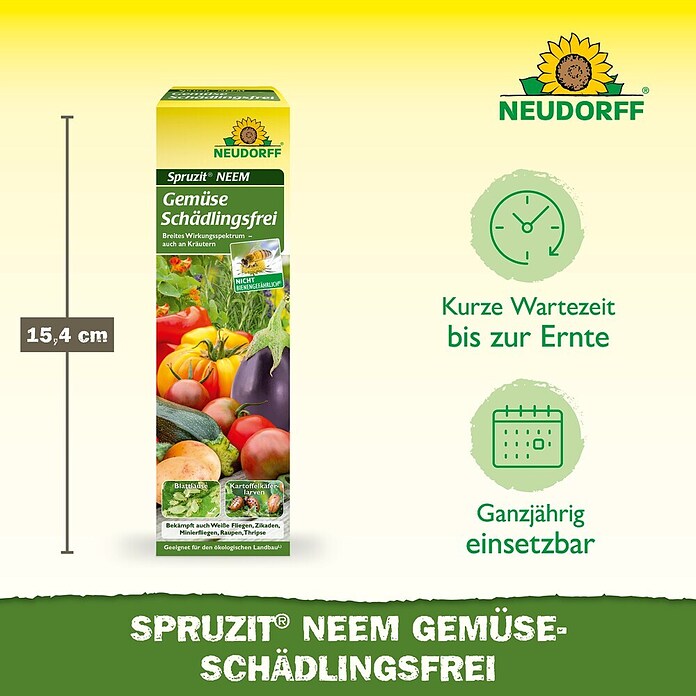 Neudorff Schädlingsfrei Gemüse Spruzit Neem (Nettovolumen: 75 ml) | BAUHAUS