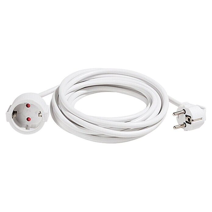 Voltomat Produžni kabel  (5 m, Bijele boje, H05VV-F) | BAUHAUS