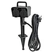 Voltomat Contactdoos met grondpen (Kabellengte: 5 m, Aantal geaarde stopcontacten: 4, IP44, 3.500 W)