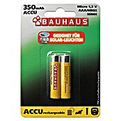 BAUHAUS Polnilne baterije  (350 mAh, Micro AAA, 1,2 V, 2 kos) | 3359 - Akku QM | CBHB - Batterien Qualitätsmarke | CBH - Batterien/Taschenlampen | CB - Elektroinstallation | C - Elektro | BAUHAUS