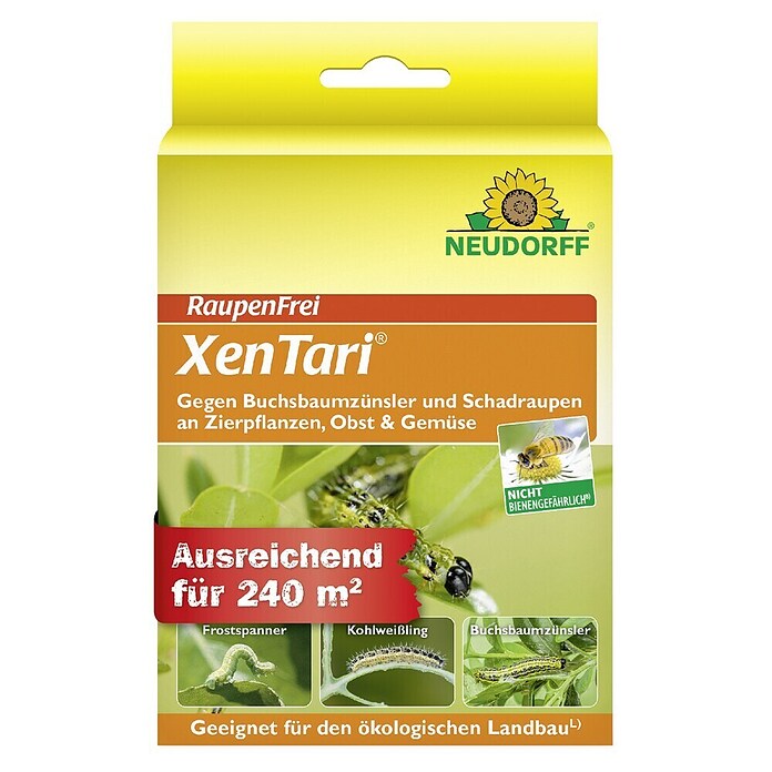 Neudorff Raupenfrei Xentari (Max. ausreichend fr Flssigkeitsmenge: 12 l,  3 Stk.) | BAUHAUS