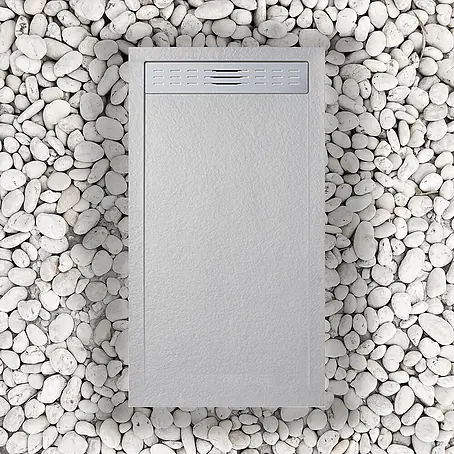 Frascio Duschwanne 70x100 cm Perlgrau Vulcano Line Slim