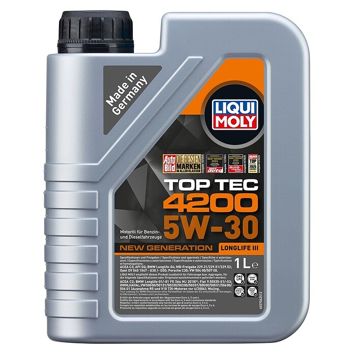 Liqui Moly Motoröl Top Tec 4200 (5W-30, C3, 1 l)