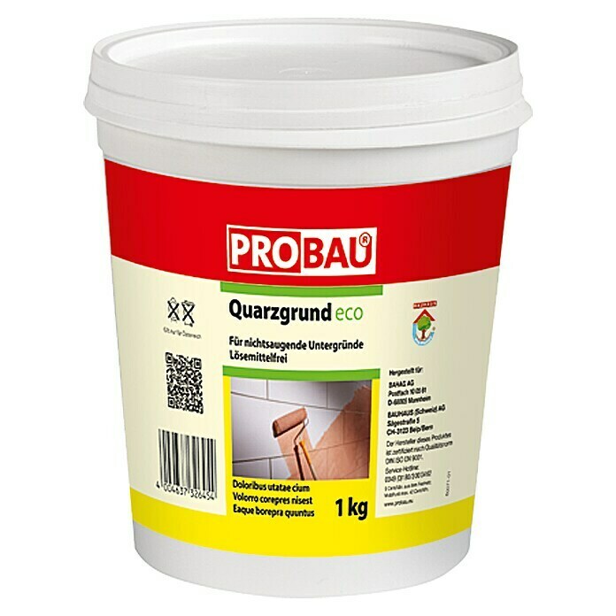 Probau eco Quarzgrund (1 kg, Lösemittelfrei, Gebrauchsfertig)