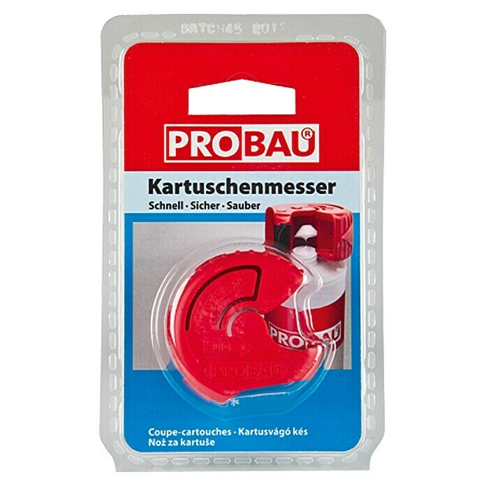 Probau KartuschenmesserGeeignet für: Kunststoffkartuschen Front View