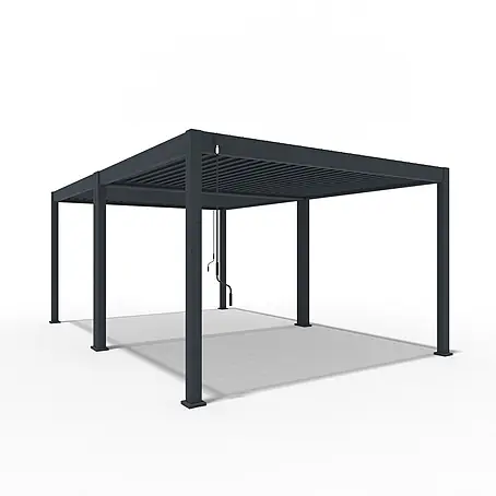 Weide  Pergola Classic Aluminium freistehend 4 x 6 M anthrazit