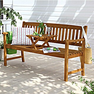 Sunfun Diana Gartenbank (150 cm, Akazienholz)