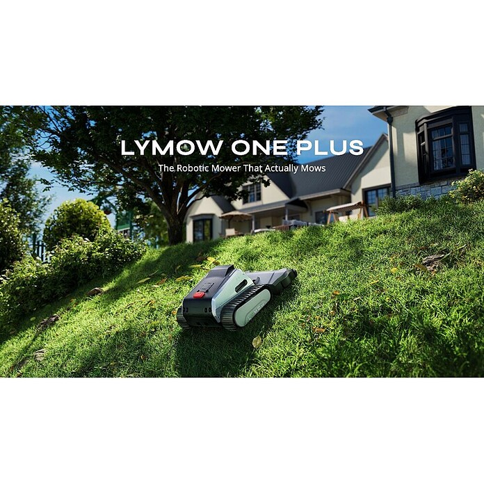 Robotska kosilnica Lymow ONE PLUS 5A  (4.452 m², Širina reza: 40 cm, Satelitska navigacija) | 7261 - Mähroboter | IAEA - Rasenmäher | IAE - Gartenmotorgeräte | IA - Gartenhartware | I - Stadtgarten | BAUHAUS