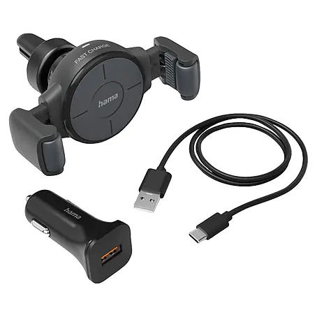 Hama  Handyhalter 00201677 "FC10 Flex-Set" 10 W kabellos QI-Charge