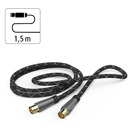 Hama  Koax-Stecker 00205070 Koax-Stecker - Koax-Kupplung 120 dB