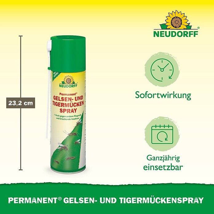 Neudorff Insekten-Spray Permanent (Außen, 500 ml) | BAUHAUS