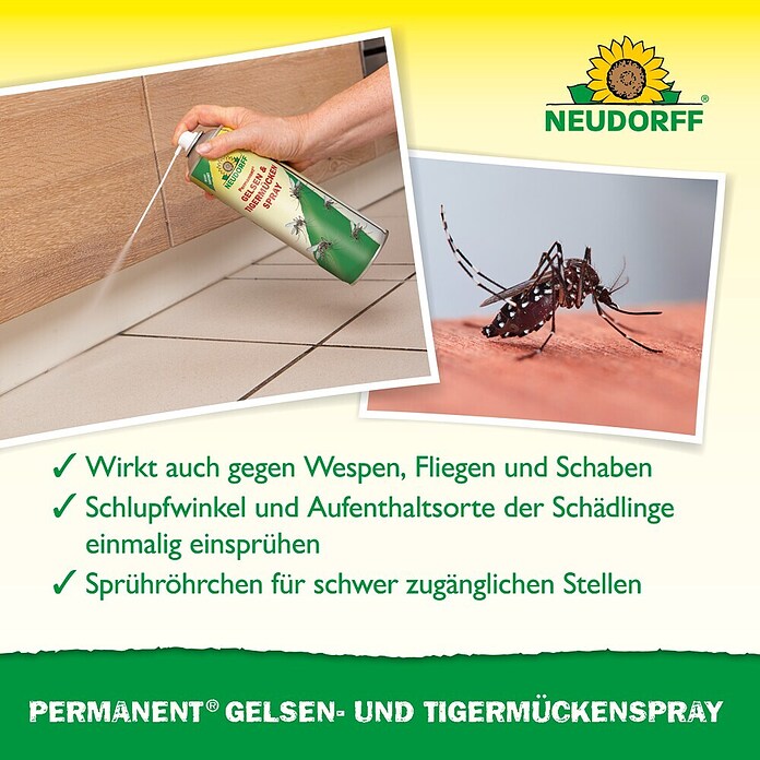 Neudorff Insekten-Spray Permanent (Außen, 500 ml) | BAUHAUS