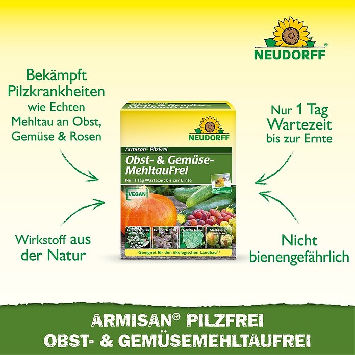 Neudorff Mehltau-frei Armisan Obst- & Gemüse (50 g) | BAUHAUS