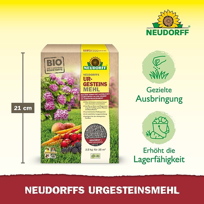 Neudorff Urgesteinsmehl (2,5 kg) | BAUHAUS