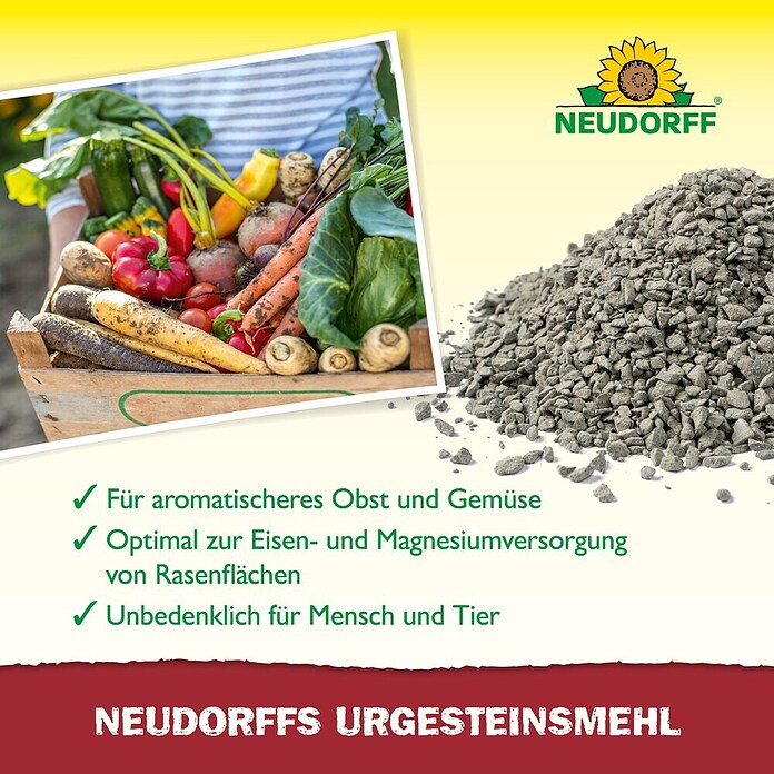 Neudorff Urgesteinsmehl (2,5 kg) | BAUHAUS