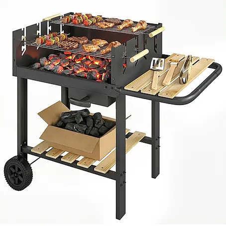 Outsunny  Holzkohlegrill