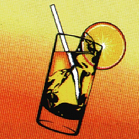 Flagge (Motiv: Cocktail, B x H: 30 x 45 cm, Spunpolyester)