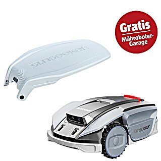 Sunseeker Mähroboter-Set S5 (1.600 m², Schnittbreite: 20 cm, Kamera-gestützte Navigation, RTK)