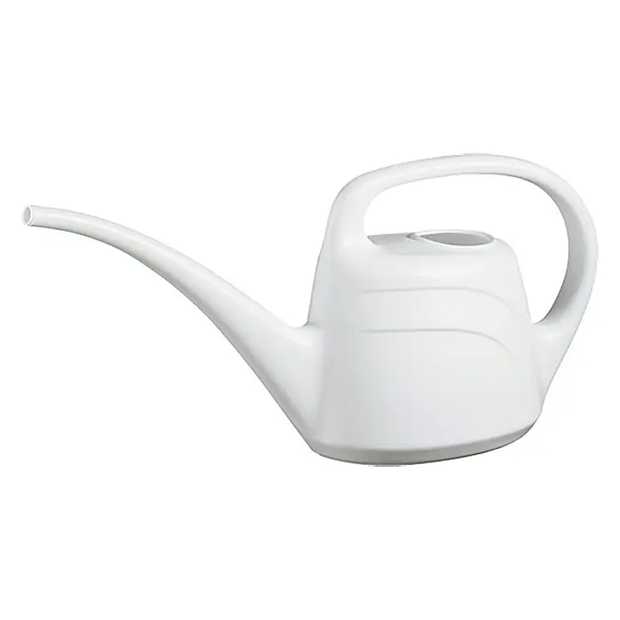 Geli Eden Gießkanne - Weiß, 2 l - Weiße Gießkanne mit langem Auslauf und großem Griff, ideal für die Gartenarbeit.