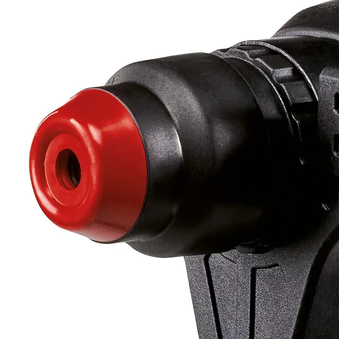 Einhell Classic Kombihammer TC-RH 620 4F - 620 W, 2,2 J, SDS-Plus-Aufnahme - Rotes Bohrfutter und schwarzes Gehäuse eines Bohrhammers.