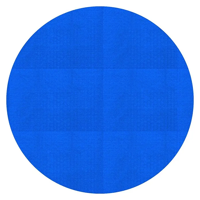 ECD Germany Solarabdeckplane Pool Solarfolie 400µm Solarplane Solarabdeckung Blau - Passend für: Rundpools, Aufstellpools, Swimmingpools, Durchmesser: 500 cm, Material: Kunststoff - Texturiertes blaues rundes Textilstück.