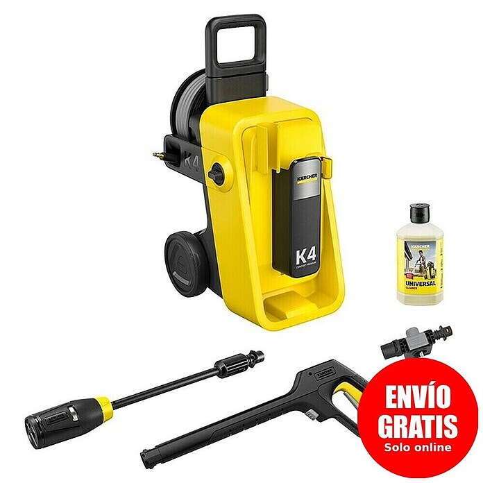 Kärcher Hidrolimpiadora de alta presión K4 Comfort Premium (120 bar, 1.800 W, Capacidad de bombeo: 420 l/h, Sin Home-Kit) | BAUHAUS
