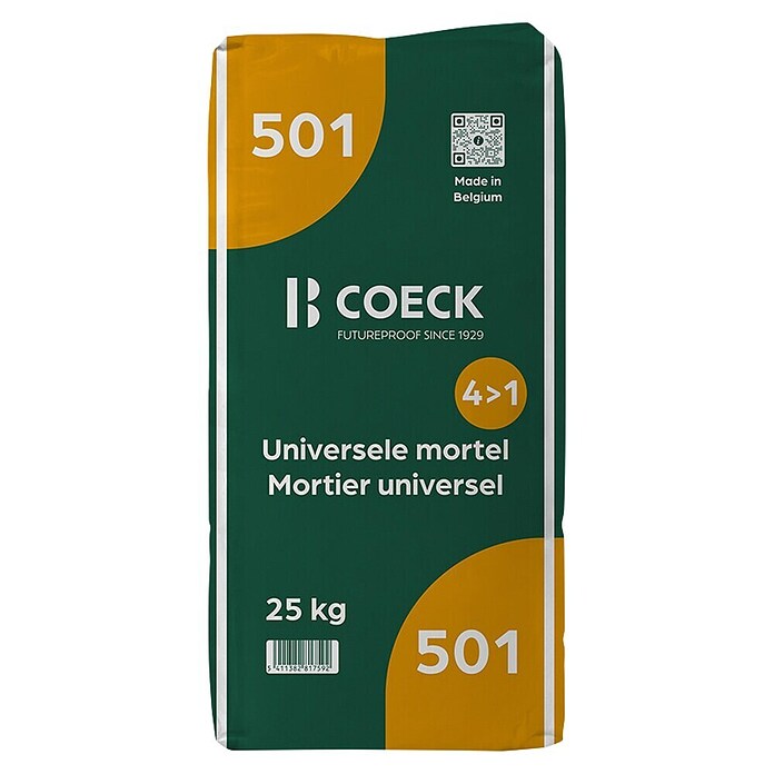 Coeck Universele mortel 4 in 1 (25 kg, Verbruik per cm laagdikte: 18 kg/m²) | BAUHAUS