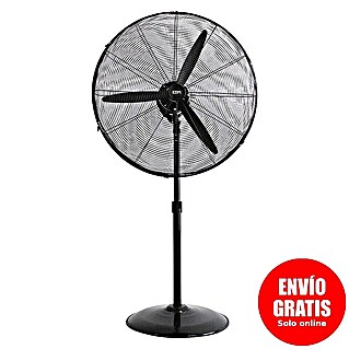 EDM Ventilador de pie industrial (Negro, 66 cm)