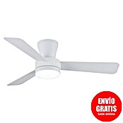 Cristal Record Ventilador de techo Benda 3 (Blanco, 101 cm, 28 W, Blanco cálido) | BAUHAUS