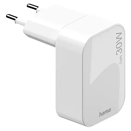Hama  Schnellladegerät 00201954 GaN 1x USB-C faltbares PD 30 W