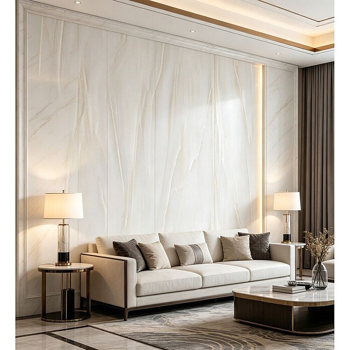 Panelna plošča Pearl  (122 x 260 cm, Biserno bela) | 3685 - Wasserfeste Wandelemente | EAFL - Wandverkleidungen/Riemchen | EAF - Fliesen | EA - Fliesen | E - Fliesen | BAUHAUS