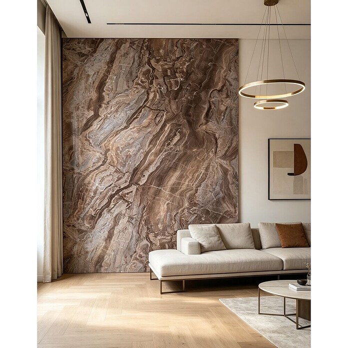 Panelna plošča Arabescato  (122 x 260 cm, Kamnito rjava) | 3685 - Wasserfeste Wandelemente | EAFL - Wandverkleidungen/Riemchen | EAF - Fliesen | EA - Fliesen | E - Fliesen | BAUHAUS