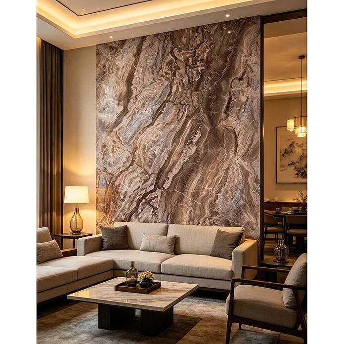 Panelna plošča Arabescato  (122 x 260 cm, Kamnito rjava) | 3685 - Wasserfeste Wandelemente | EAFL - Wandverkleidungen/Riemchen | EAF - Fliesen | EA - Fliesen | E - Fliesen | BAUHAUS