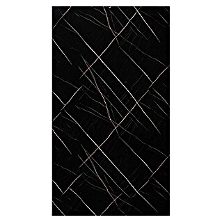 Panelna plošča Sahara Black (122 x 260 cm, Črna)