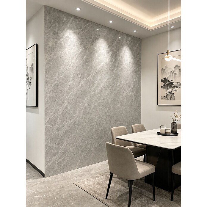 Panelna plošča Silver Mist  (122 x 260 cm, Srebrna) | 3685 - Wasserfeste Wandelemente | EAFL - Wandverkleidungen/Riemchen | EAF - Fliesen | EA - Fliesen | E - Fliesen | BAUHAUS