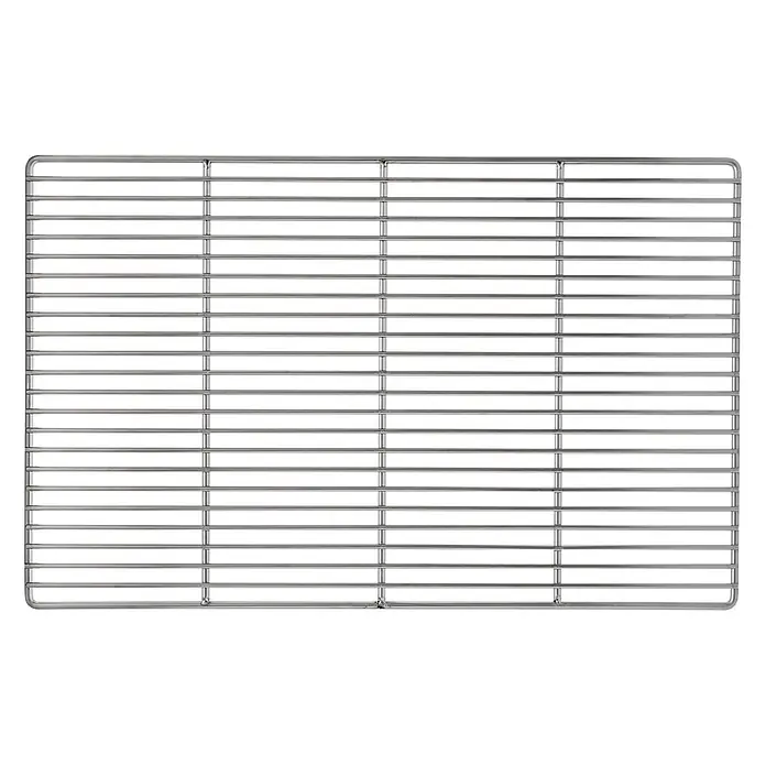 ECD Germany Grillrost Grillplatte 54x34cm Rechteckig für Gasgrill Holzkohlegrill Feuerstelle -  - Kühlgitter aus Edelstahldraht mit Gittermuster.
