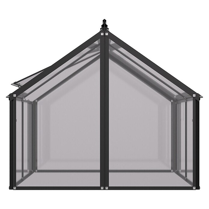 Vitavia Frühbeet Gaia Jumbo (L x B x H: 119,3 x 83,1 x 71,9 cm, Schwarz, Sicherheitsglas) | BAUHAUS