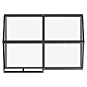 Vitavia Frühbeet Gaia Jumbo (L x B x H: 119,3 x 83,1 x 71,9 cm, Schwarz, Sicherheitsglas) | BAUHAUS