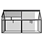 Vitavia Frühbeet Gaia Jumbo (L x B x H: 119,3 x 83,1 x 71,9 cm, Schwarz, Sicherheitsglas) | BAUHAUS