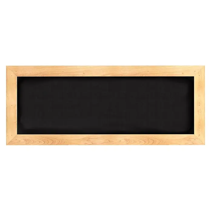 Dobar Hochbeet - 150 x 60 x 65 cm, Holz, Natur - Schwarze Kreidetafel mit hellem Holzrahmen.