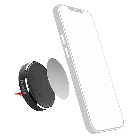 Hama  Handyhalter 00201518 "Magnet" für Armaturenbrett 360 Grad drehbar